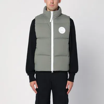 Canada Goose Lawrence White Disc Padded Waistcoat In Black