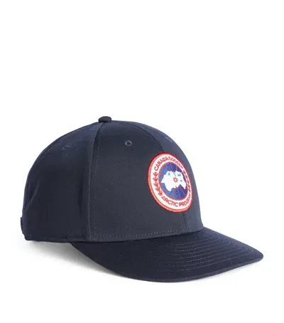 Canada Goose Logo Baseball Cap In Blue