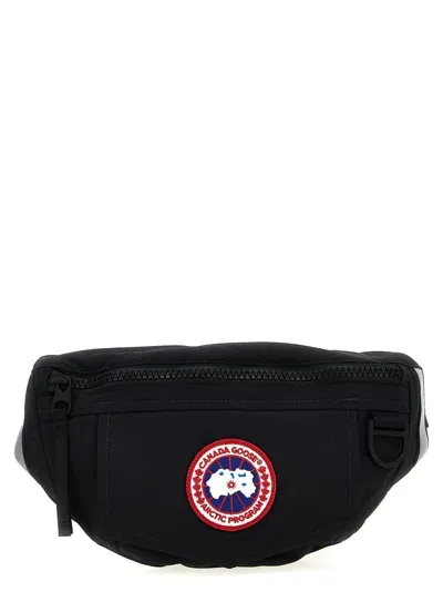 Canada Goose Logo Patch Fanny Pack In Black