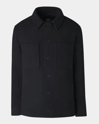 Canada Goose Men's Balas Wool Overshirt In Black