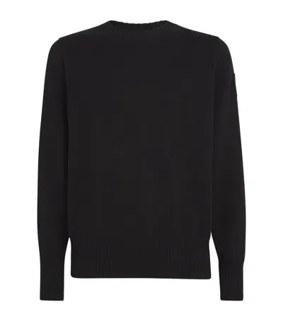 Canada Goose Merino Wool Rosseau Sweater In Black