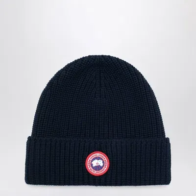 Canada Goose Navy Hat In Blue