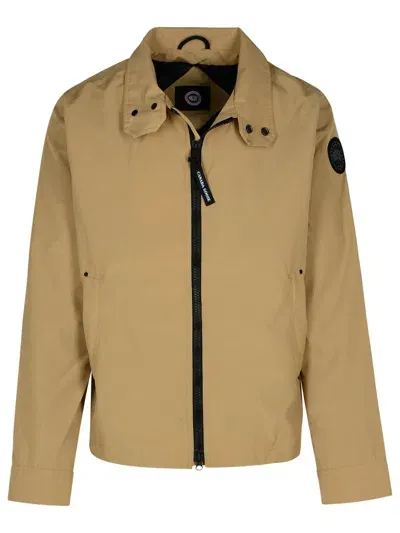 Canada Goose Rosedale Beige Cotton Blend Jacket In Cream