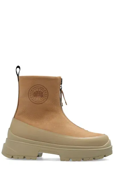 Canada Goose Zip In Beige