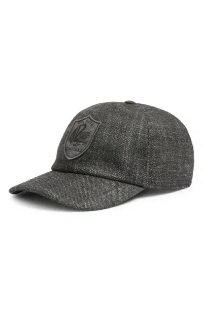 Canali 90th Anniversary Baseball Cap In Brown/charcoal