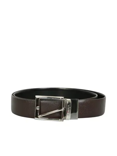 Canali Belts In Black