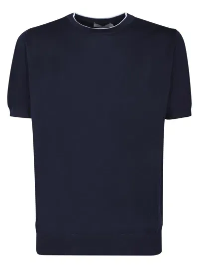 Canali T-shirts In Blue