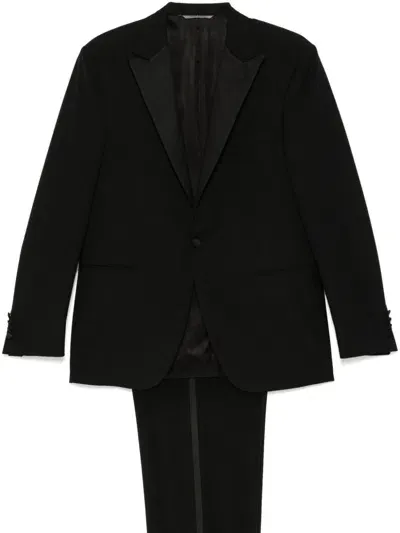 Canali Wool Suit In Black