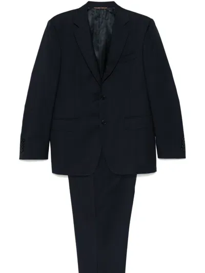 Canali Wool Suit In Blue