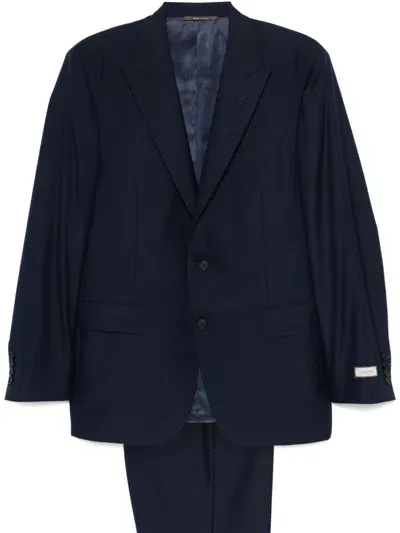 Canali Wool Suit In Blue