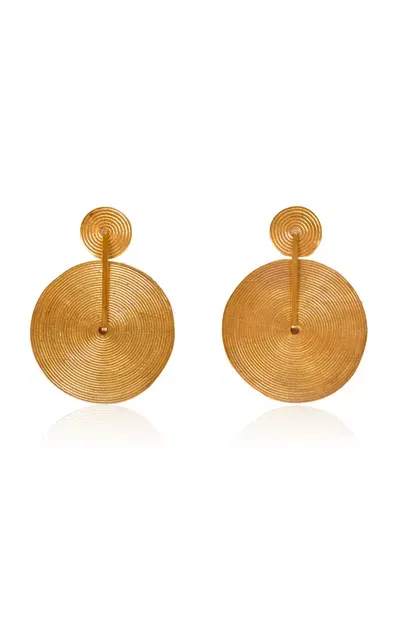 Cano Makmu 24k Gold-plated Earrings