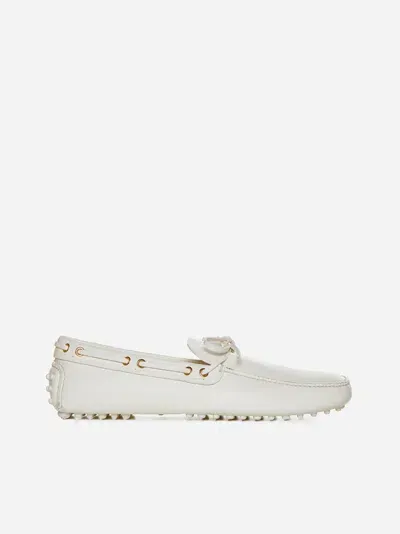 Car Shoe Loafers In Ivory