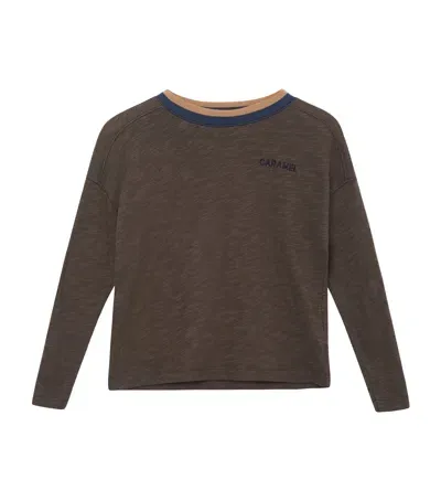 Caramel Kids' Vibernum T-shirt In Brown