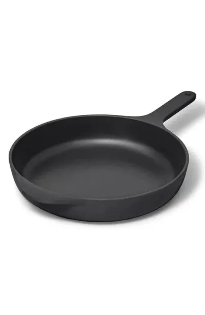 Caraway 10.5-inch Enameled Cast Iron Skillet In Charcoal