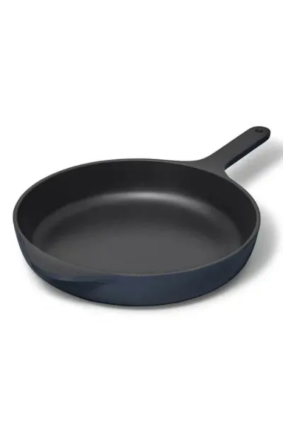 Caraway 10.5-inch Enameled Cast Iron Skillet In Midnight