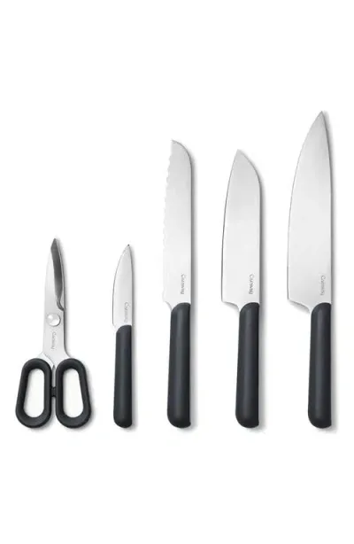 Caraway 5-piece Knife Set In Charcoal