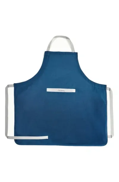 Caraway Cotton Apron In Navy