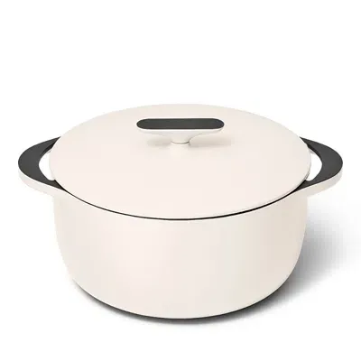 Caraway 6.5-quart Cast Iron Dutch Oven In Cream