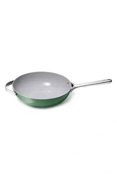 Caraway Nonstick Ceramic 12-inch Stir Fry Pan In Sage