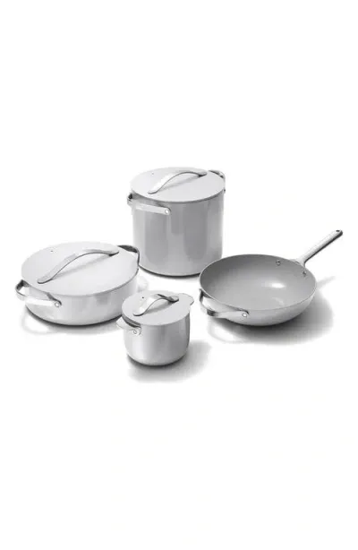 Caraway Nonstick Ceramic 7-piece Cookware Set With Lid Storage In Gray