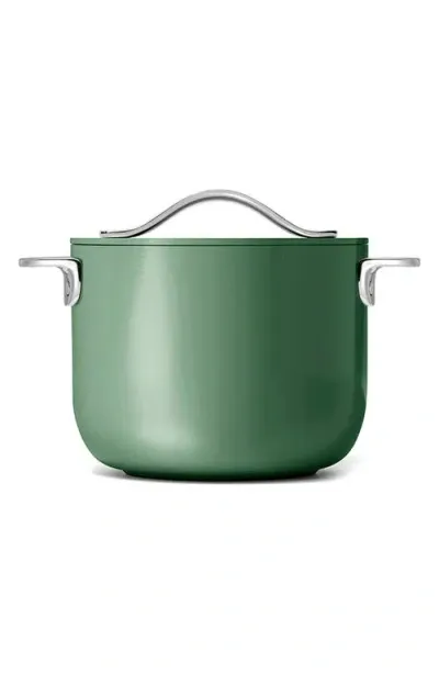 Caraway Nonstick Ceramic Petite 2-quart Cooker With Lid In Sage