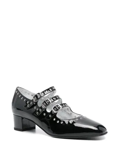 Carel Paris 40mm Eyelet-detail Pumps In Black