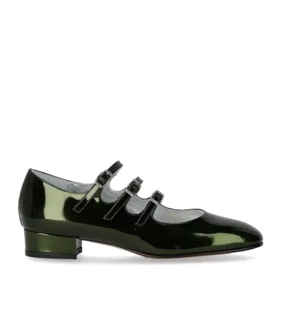 Carel Paris Ariana Patent Leather Ballet Flats In Black