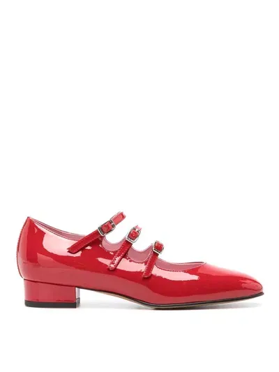 Carel Paris Flat Shoes In Red