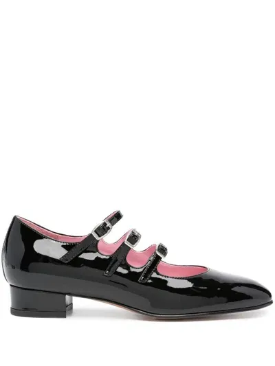 Carel Paris Patent Leather Ariana Mary Jane In Black