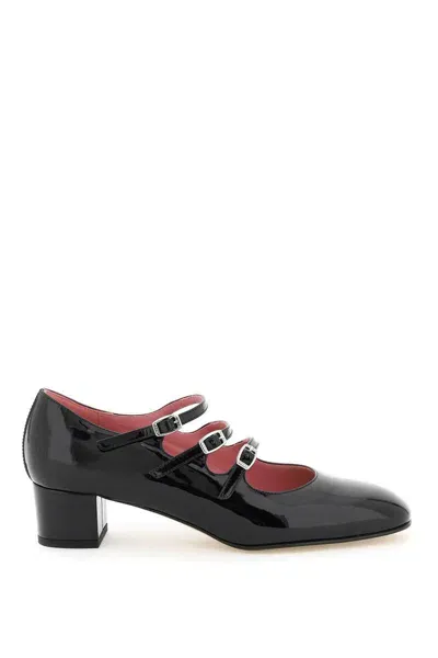 Carel Paris Patent Leather Kina Mary Jane In Black