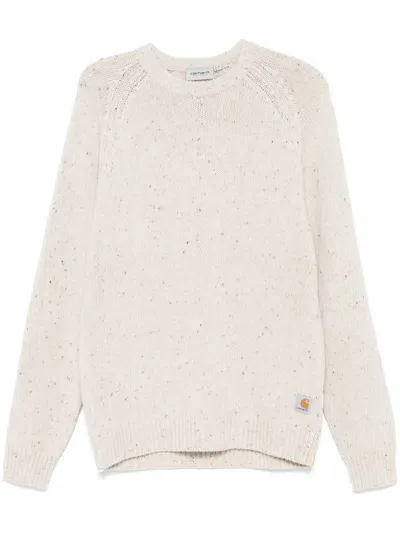 Carhartt Anglistic Sweater In Neutrals