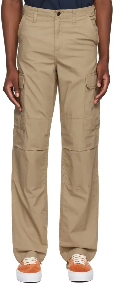 Carhartt Brown Regular Cargo Pants In G1gd