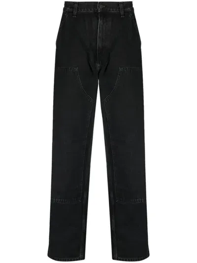 Carhartt Cotton Nash Dk Straight-leg Jeans In Black