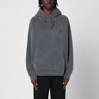 Carhartt Graphite Hooded Vista Sweatshirt In Beige