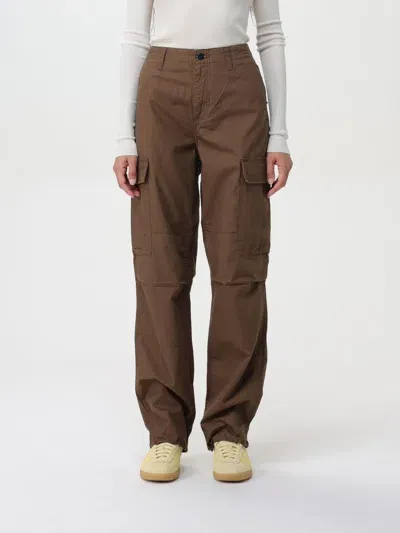 Carhartt Pants  Wip Woman Color Brown In Braun