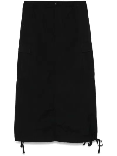 Carhartt W' Maxi Cargo Skirt In Black