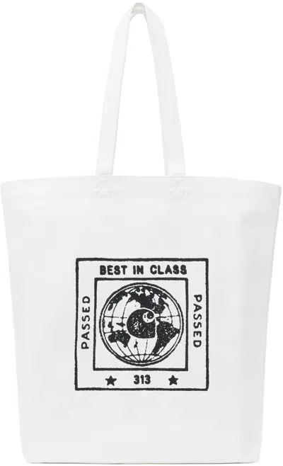 Carhartt White Stamp Tote In Xx 00a White / Black