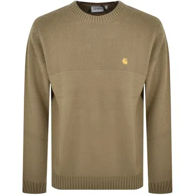 Carhartt Wip Chane Knit Jumper Brown