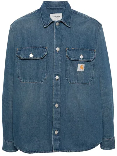 Carhartt Harvey Denim Shirt Jacket In Blue