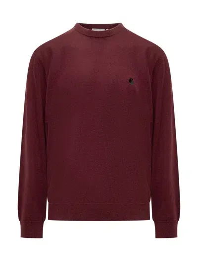 Carhartt Wip Madison Sweater In Red