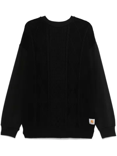 Carhartt Wip Tridon Sweater Clothing In Black