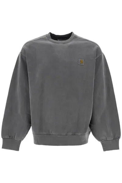 Carhartt Wip Vista Crewneck Sweatshirt In Gray