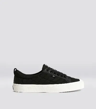 Cariuma Oca Low Quilted Lace-up Sneakers In Quilt Black