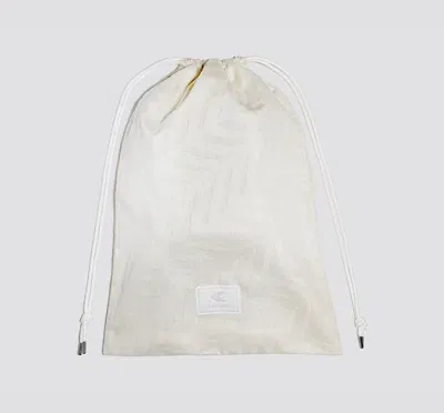 Cariuma Organic Cotton Flannel White Shoebag