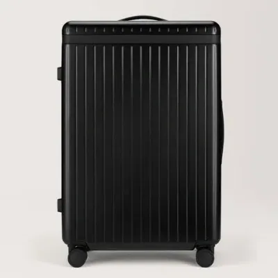 Carl Friedrik The Large Check-in Black / Black In Metallic