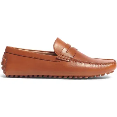 Carlos Santana Ritchie Penny Loafer In Tan