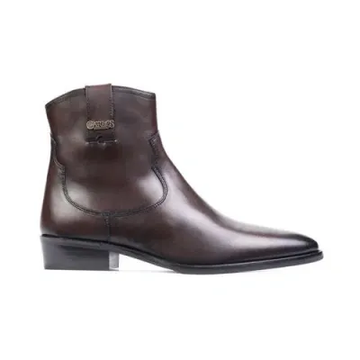 Carlos Santana Zappa Cowboy Boot In Brown