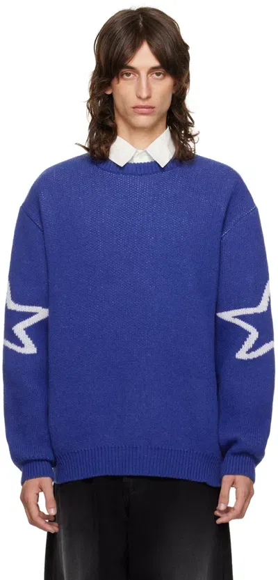 Carne Bollente Blue 'the S Word' Sweater