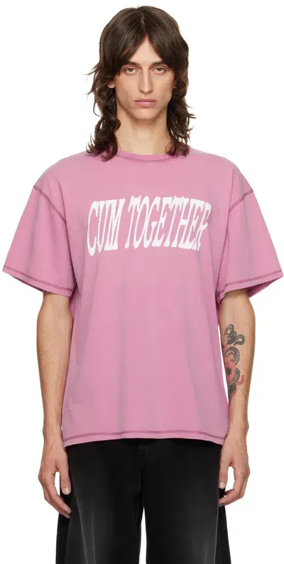 Carne Bollente Pink 'cum Together' T-shirt