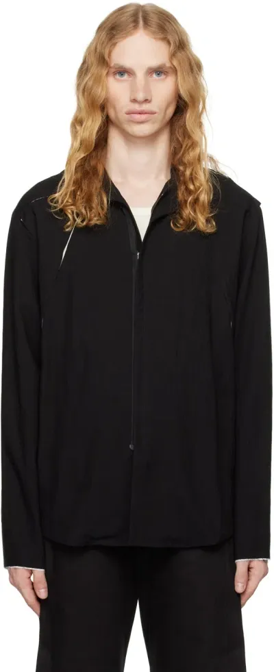 Carnet-archive Black Skin-off Zip-up Jacket